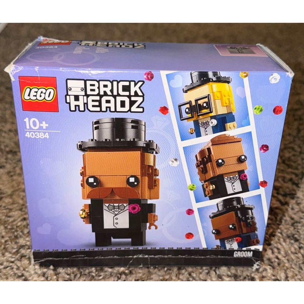 Lego Brickheadz Wedding Groom Building Set (NWT) 40384